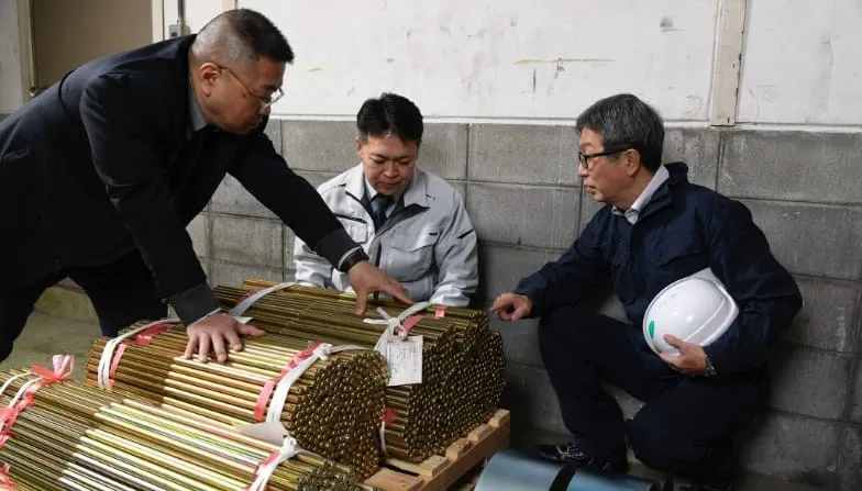 品質チェックしている様子