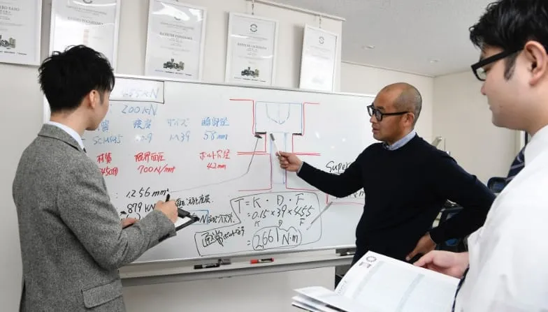 打合せの様子