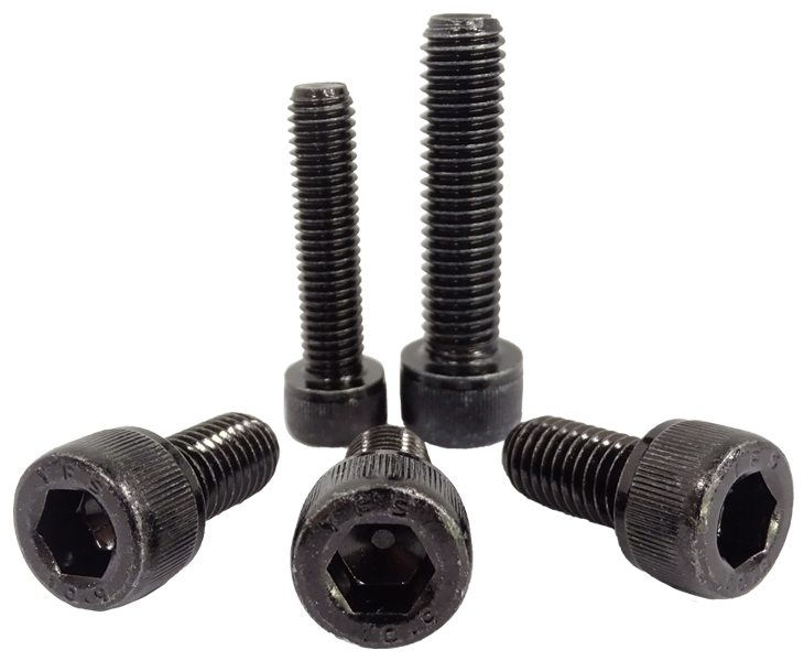 六角穴付きボルト細目三価クロメート（黒）