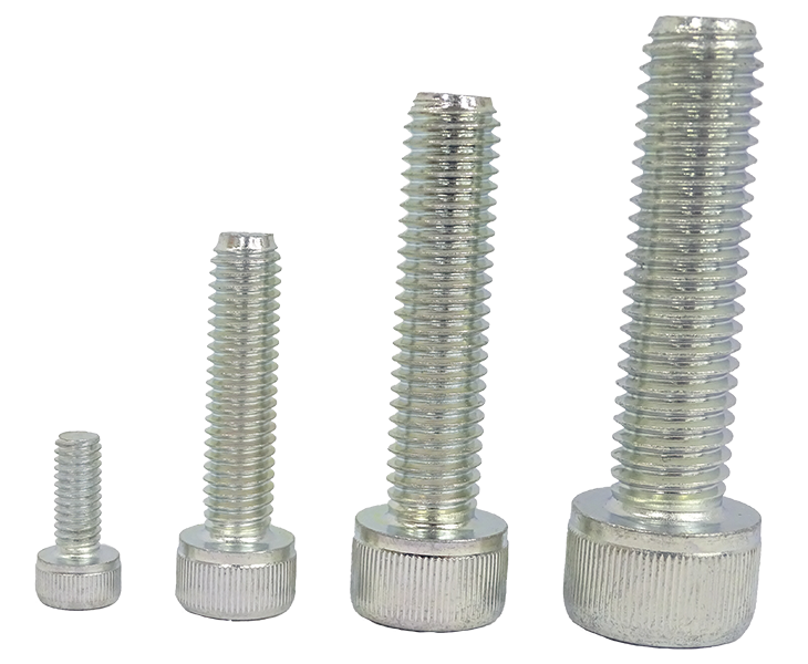 六角穴付きボルト三価クロメート（白）