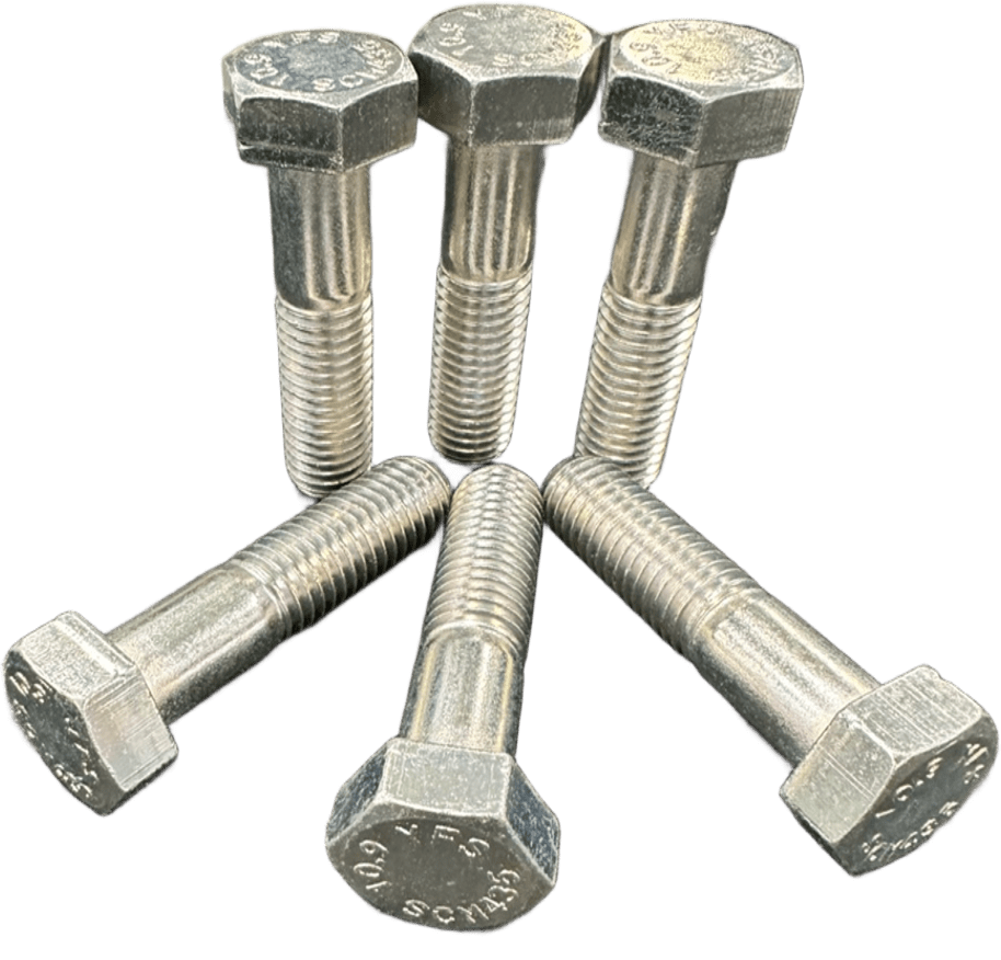 六角ボルト三価クロメート（白）